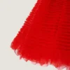 Mini Babydoll Dress with Nylon Frills