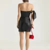Mini Bustier Dress in Nappa Leather with Bow Mini Bustier Dress in Nappa Leather with Bow