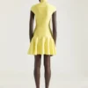 Mini Dress with Flared Skirt in Wool Viscose Mini Dress with Flared Skirt in Wool Viscose