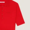 Mini Polo Dress in Second Skin Effect Knit Mini Polo Dress in Second Skin Effect Knit