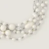 Necklace in Metal, Pearls and Crystals Necklace in Metal, Pearls and Crystals