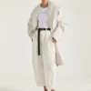 Parka with Zipped Shawl Collar in Cotton
