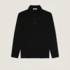 Polo in Wool with Gros Grain Details Polo in Wool with Gros Grain Details