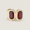 Sculptural Crystal Cuff in Metal and Crystals Sculptural Crystal Cuff in Metal and Crystals