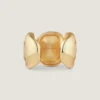Sculptural Crystal Cuff in Metal and Crystals Sculptural Crystal Cuff in Metal and Crystals