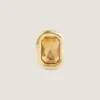 Sculptural Crystal Ring in Metal and Crystal Sculptural Crystal Ring in Metal and Crystal