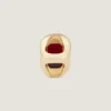 Sculptural Crystal Ring in Metal and Crystal Sculptural Crystal Ring in Metal and Crystal