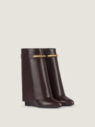 Shark Pinch Ankle Boots in Leather