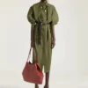 Medium Facet Tote Bag in Grained Leather Medium Facet Tote Bag in Grained Leather