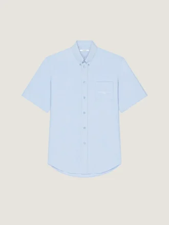 Shirt in Cotton Oxford with Givenchy Paris Jacquard Shirt in Cotton Oxford with Givenchy Paris Jacquard