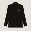 Shirt in Cotton Poplin with Givenchy Stamp Embroidery