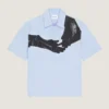 Shirt in Poplin with Surrealism Print