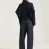 Short Pea Coat in Wool