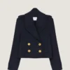 Short Pea Coat in Wool