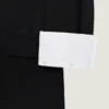 Single-Breasted Cocoon Jacket in Wool and Mohair