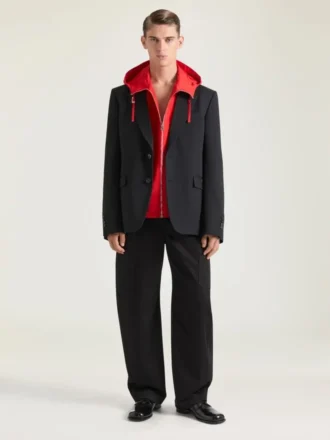 Single-Breasted Regular Jacket in Wool Single-Breasted Regular Jacket in Wool