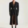 Slashed Coat in Wool Slashed Coat in Wool