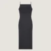 Sliced Midi Dress in Wool Sliced Midi Dress in Wool