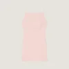 Sliced Mini Dress in Crepe Cady Sliced Mini Dress in Crepe Cady