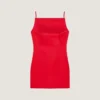 Sliced Mini Dress in Satin Sliced Mini Dress in Satin