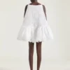 Sliced Mini Ruffled Dress in Lace Sliced Mini Ruffled Dress in Lace