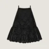 Sliced Mini Ruffled Dress in Lace Sliced Mini Ruffled Dress in Lace