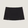 Sliced Mini Skirt in Wool Sliced Mini Skirt in Wool