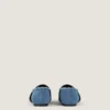 Sliced Square Ballerinas in Denim Sliced Square Ballerinas in Denim
