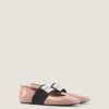 Sliced Square Ballerinas in Patent Leather Sliced Square Ballerinas in Patent Leather