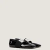 Sliced Square Ballerinas in Patent Leather Sliced Square Ballerinas in Patent Leather