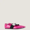 Sliced Square Ballerinas in Patent Leather Sliced Square Ballerinas in Patent Leather