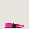 Sliced Square Ballerinas in Patent Leather Sliced Square Ballerinas in Patent Leather