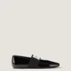 Sliced Square Ballerinas in Patent Leather Sliced Square Ballerinas in Patent Leather