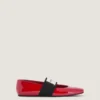Sliced Square Ballerinas in Patent Leather Sliced Square Ballerinas in Patent Leather