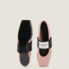 Sliced Square Ballerinas in Patent Leather Sliced Square Ballerinas in Patent Leather