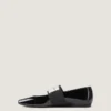 Sliced Square Ballerinas in Patent Leather Sliced Square Ballerinas in Patent Leather