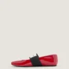 Sliced Square Ballerinas in Patent Leather Sliced Square Ballerinas in Patent Leather