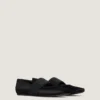 Sliced Square Ballerinas in Satin Sliced Square Ballerinas in Satin