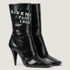 Sliced Square Givenchy Tape Ankle Boots in Leather Sliced Square Givenchy Tape Ankle Boots in Leather