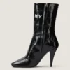 Sliced Square Givenchy Tape Ankle Boots in Leather Sliced Square Givenchy Tape Ankle Boots in Leather