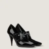 Sliced Square Givenchy Tape Pumps in Patent Leather Sliced Square Givenchy Tape Pumps in Patent Leather