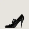 Sliced Square Givenchy Tape Pumps in Patent Leather Sliced Square Givenchy Tape Pumps in Patent Leather