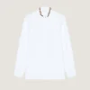 Slim Fit Shirt in Poplin with Embroidered Pearls Slim Fit Shirt in Poplin with Embroidered Pearls