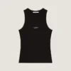 Slim Fit Tank Top in Cotton with Givenchy Paris Print Slim Fit Tank Top in Cotton with Givenchy Paris Print