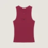Slim Fit Tank Top in Cotton with Givenchy Paris Print Slim Fit Tank Top in Cotton with Givenchy Paris Print