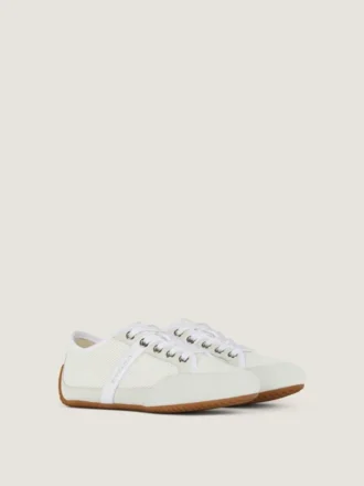Slim Sneakers in Mesh and Suede