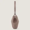 Small Facet Tote Bag in Grained Leather