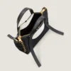 Small the Snatch Bag in Grained Bicolor Leather Small the Snatch Bag in Grained Bicolor Leather