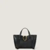 Small the Snatch Bag in Grained Leather Small the Snatch Bag in Grained Leather