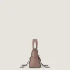 Small the Snatch Bag in Grained Leather Small the Snatch Bag in Grained Leather